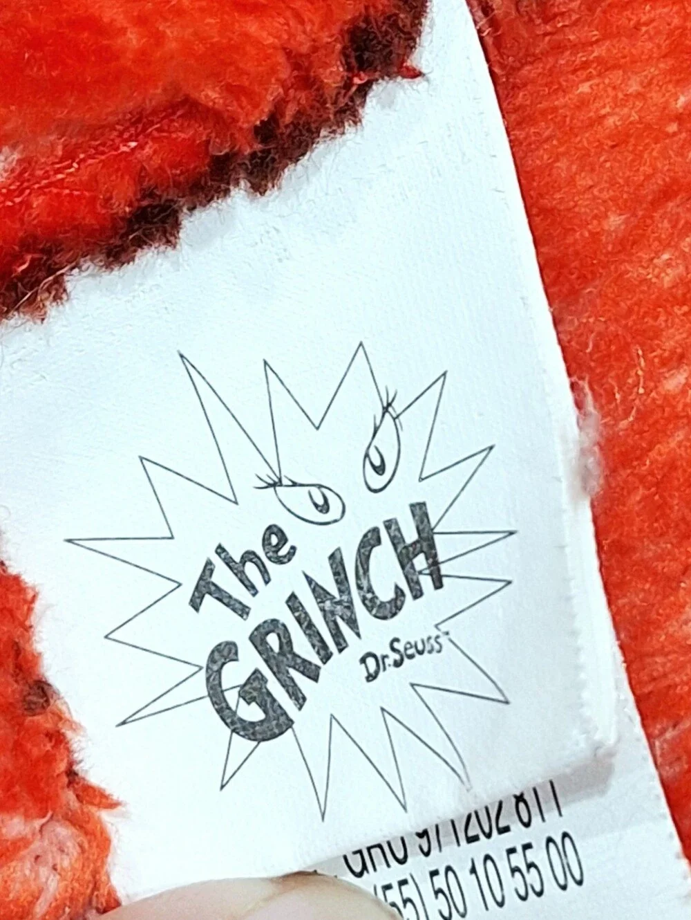 Grinch Christmas Red Fleece Plush Blanket Throw